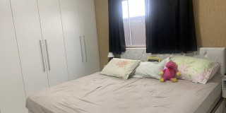 Casa térrea com tres dormitorios sendo um suíte