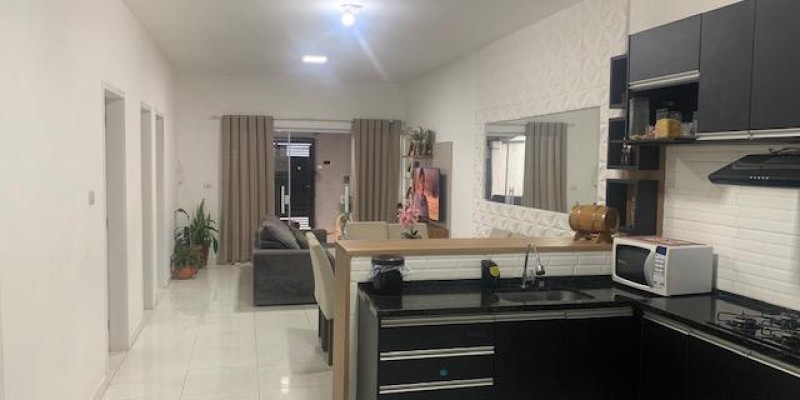 Casa térrea com tres dormitorios sendo um suíte - Foto 9
